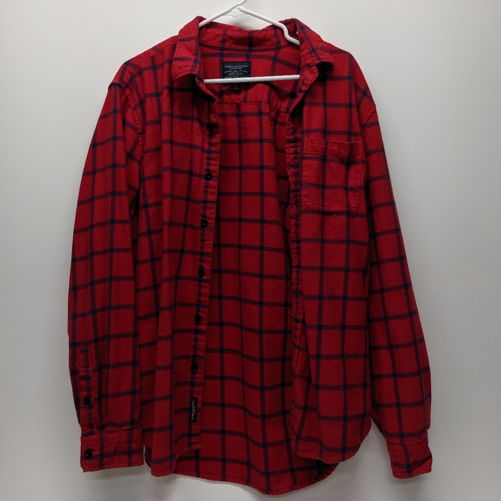red flannel shirt